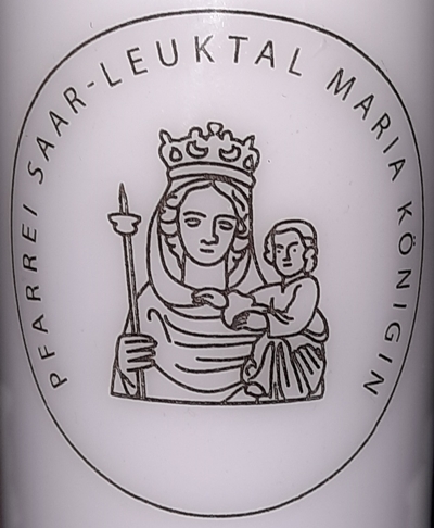 Pfarrei Saar-Leuktal Maria Königin Logo Kerze